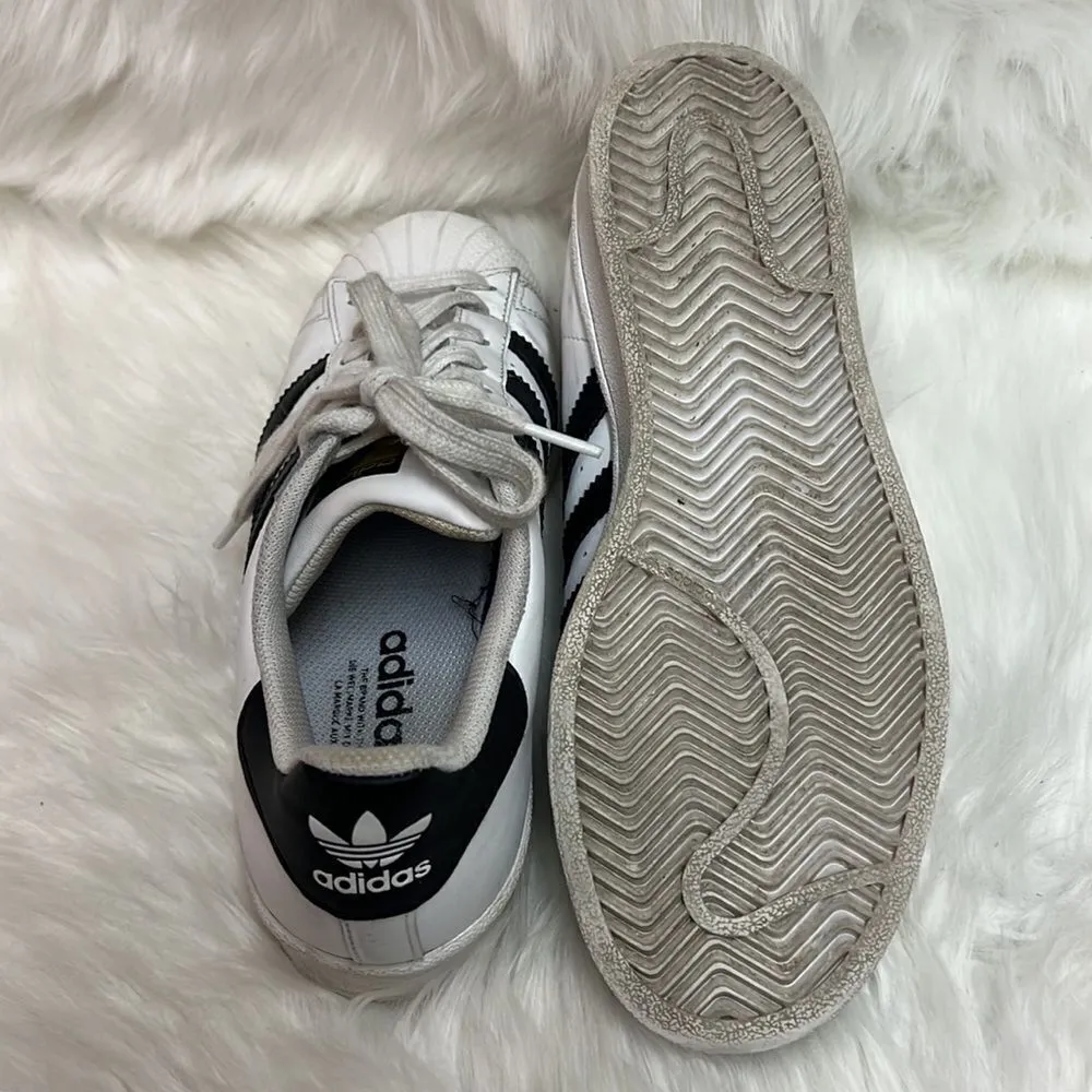 ADIDAS superstar tennis shoes Size 7.5 B-23‎ - Image 8