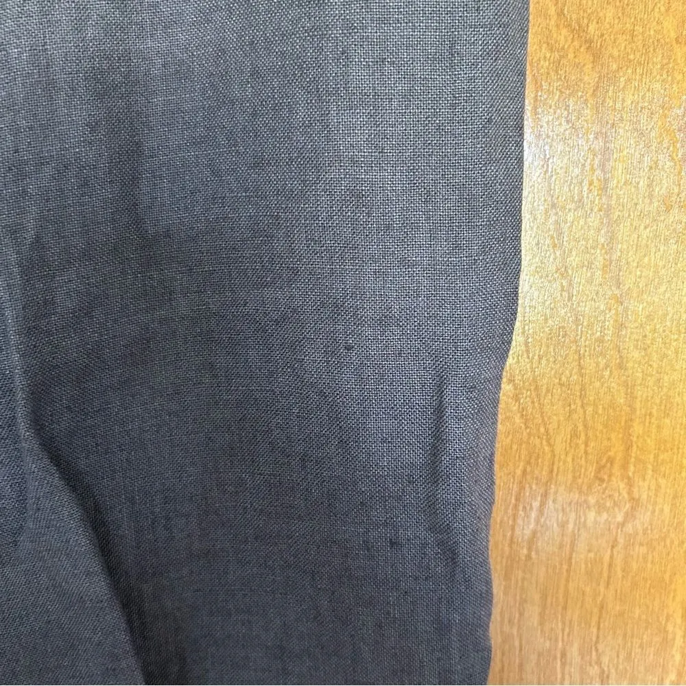 Eileen Fisher Brown Wide Leg Full Length Pants Size Large Lagenlook Lightweight - Image 3