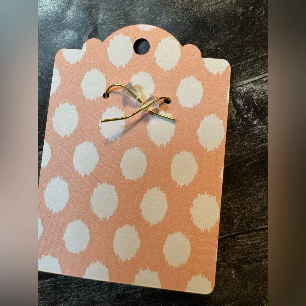 Christmas Gnome Holding Holiday Gift Dangle Pierced Earrings Green And Red New - Image 4