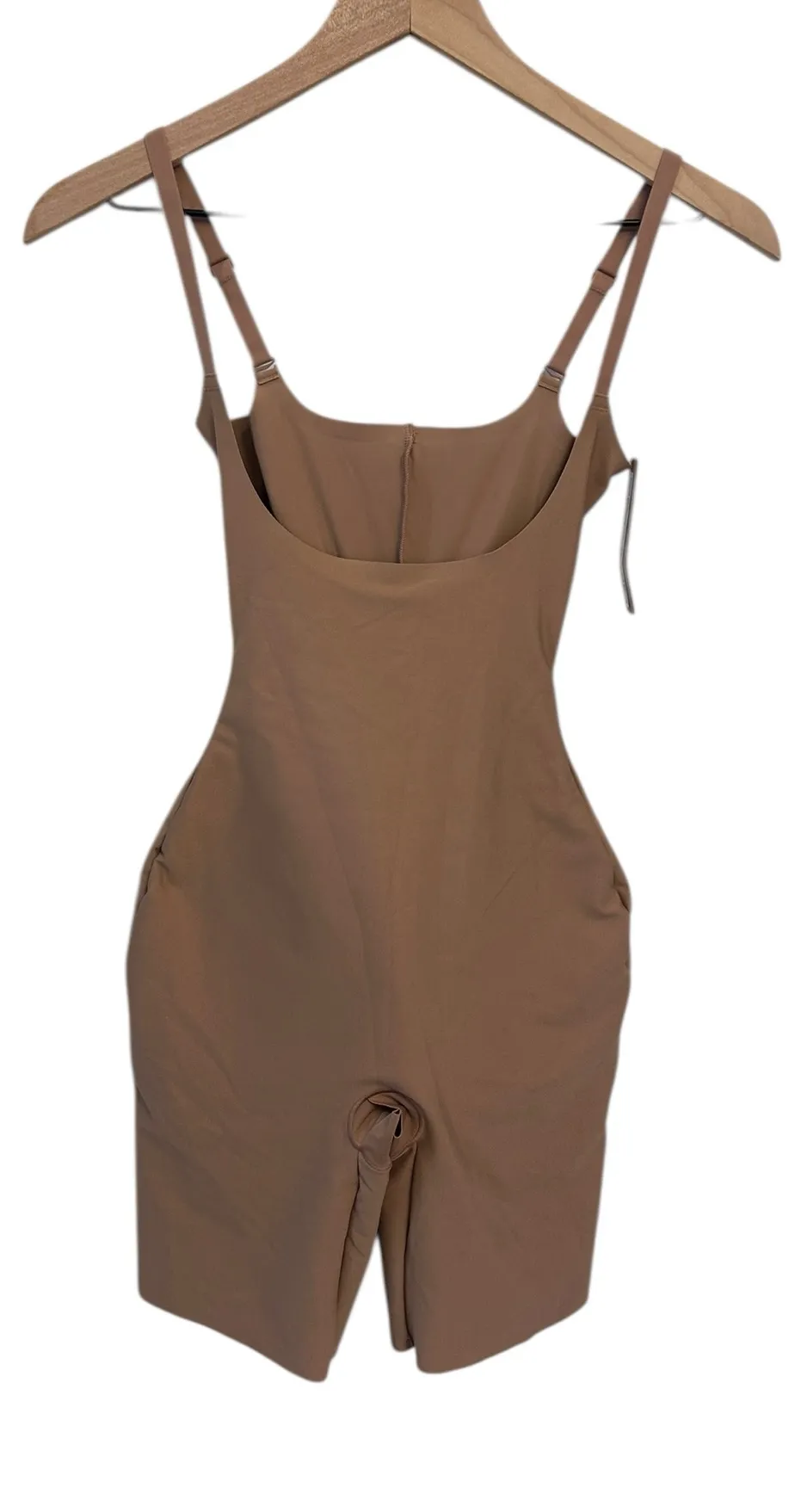 NEW W TAGS SKIMS BODY BUTT LIFTING PADDED OPEN BUST BODUSUIT SZ S Sienna - Image 1