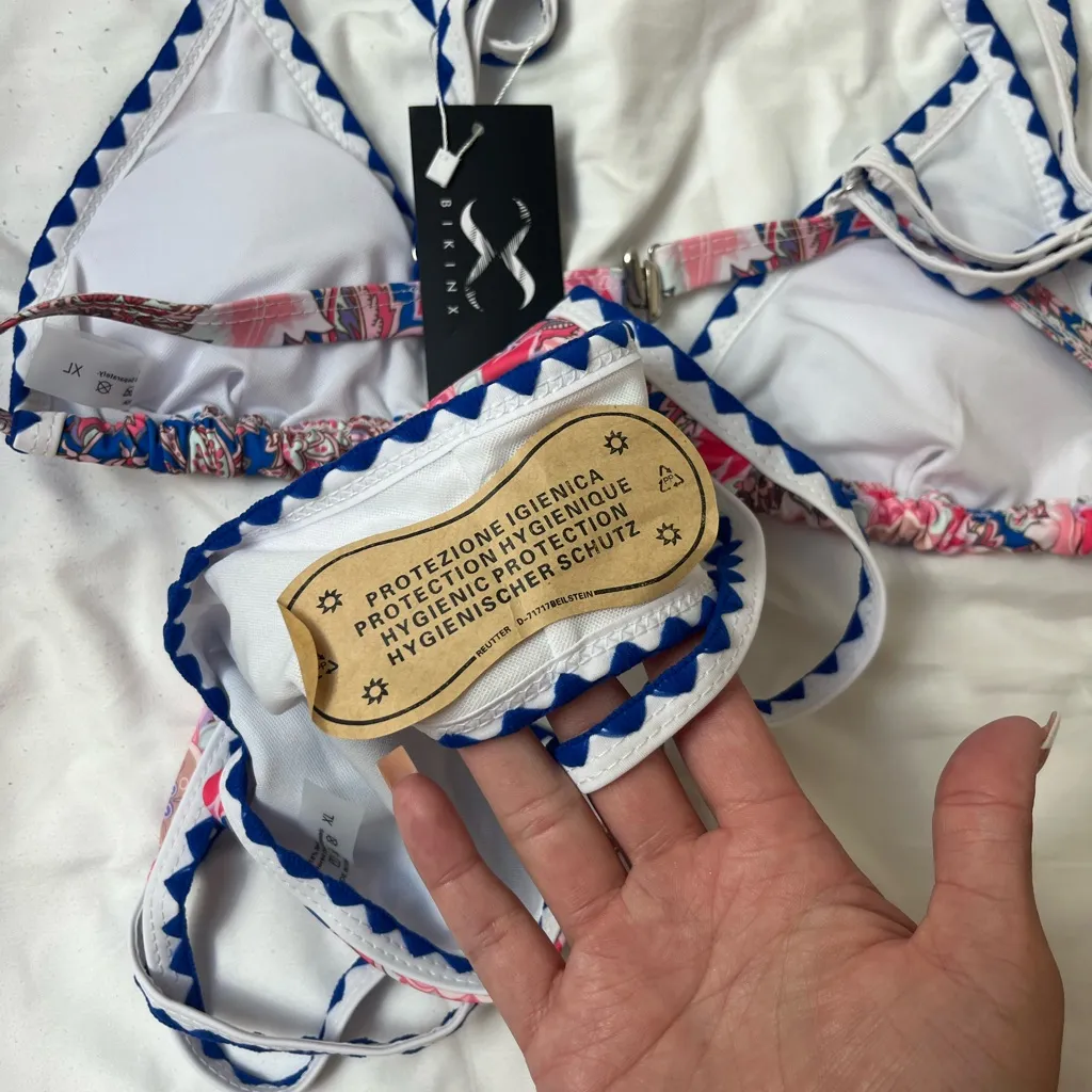 NWT Bikini swim suit set Blue Size XL - Image 2