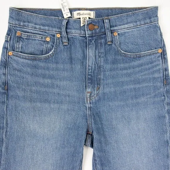 NEW Madewell The High-Rise Slim Boyjean‎ in Moorland Wash, size 27 - Image 5