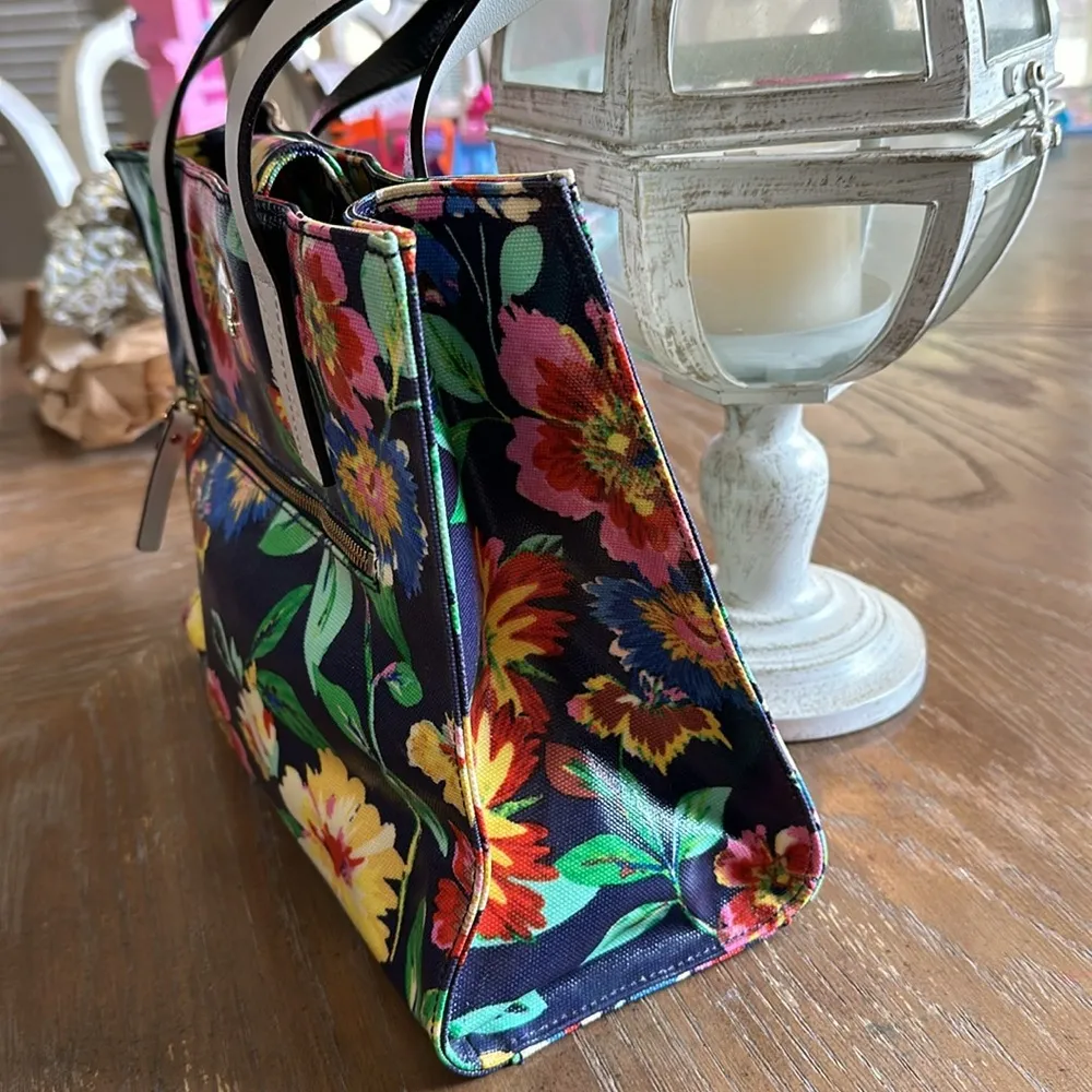 Kate Spade  floral tote EUC - Image 3