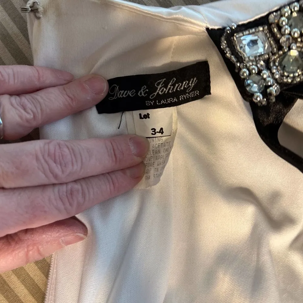 Adorable Vintage Y2K Dave & Johnny Prom Dress! - Image 5