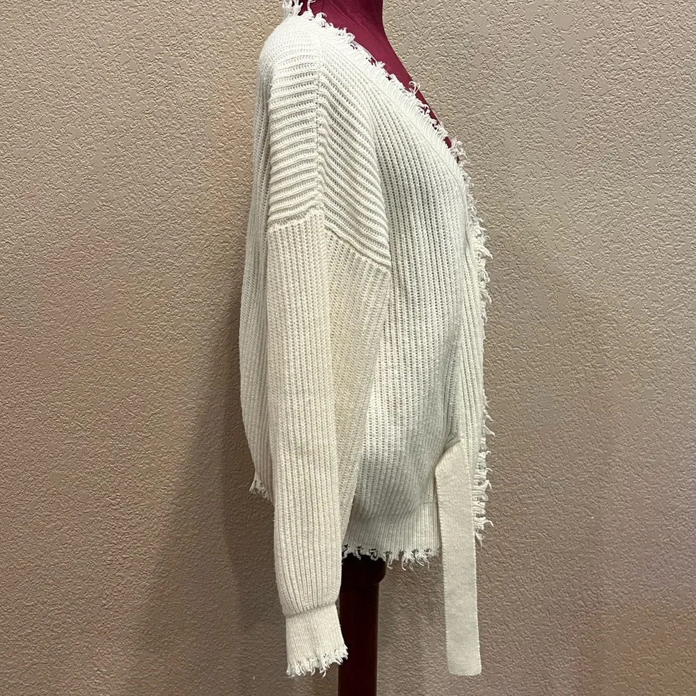 Blush Blush Luna Belted Cream Cardigan - Image 6