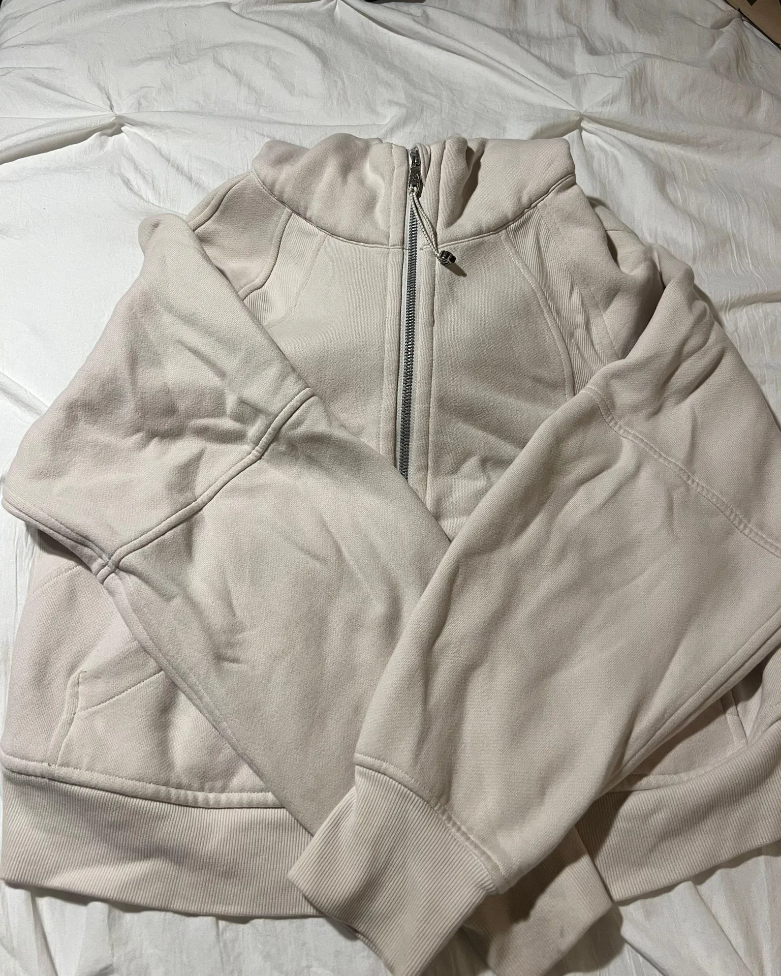 Lululemon White opal scuba full zip - Image 2