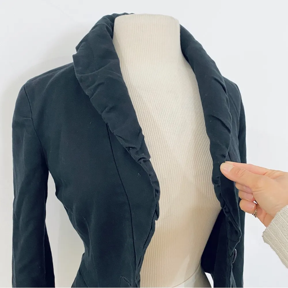 A|X Armani Exchange cotton cropped blazer - Image 5