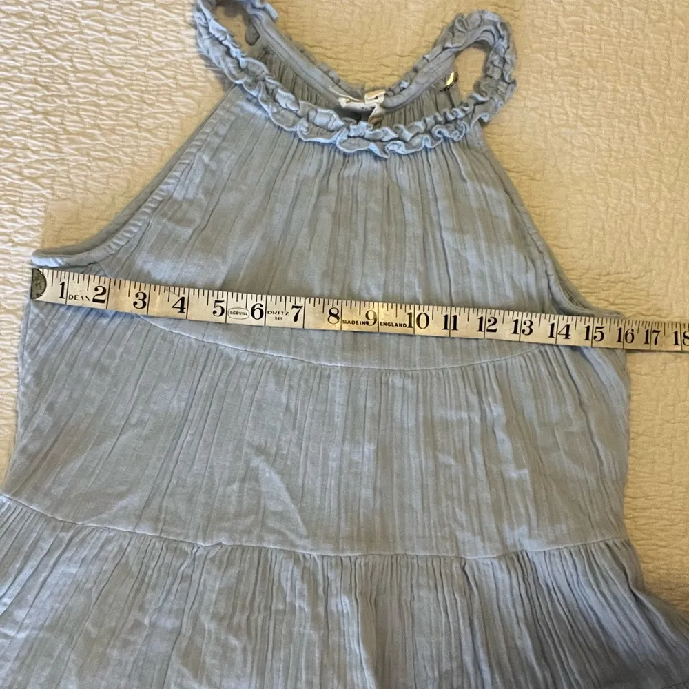 Elan Sky Blue Flowy Mini Dress Size S - Image 8