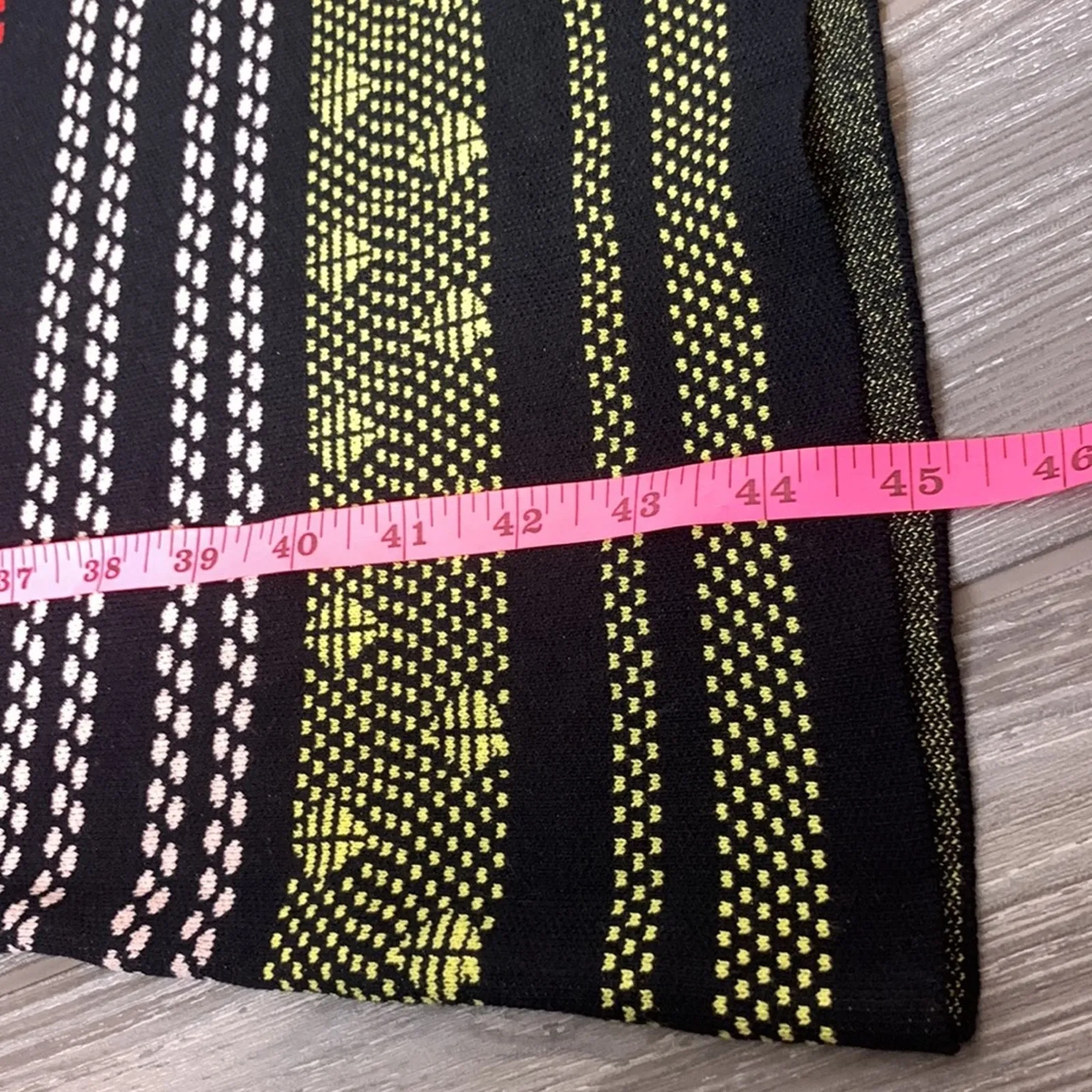 NWOT 525 America jacquard stripe knit midi dress sz S small - Image 7