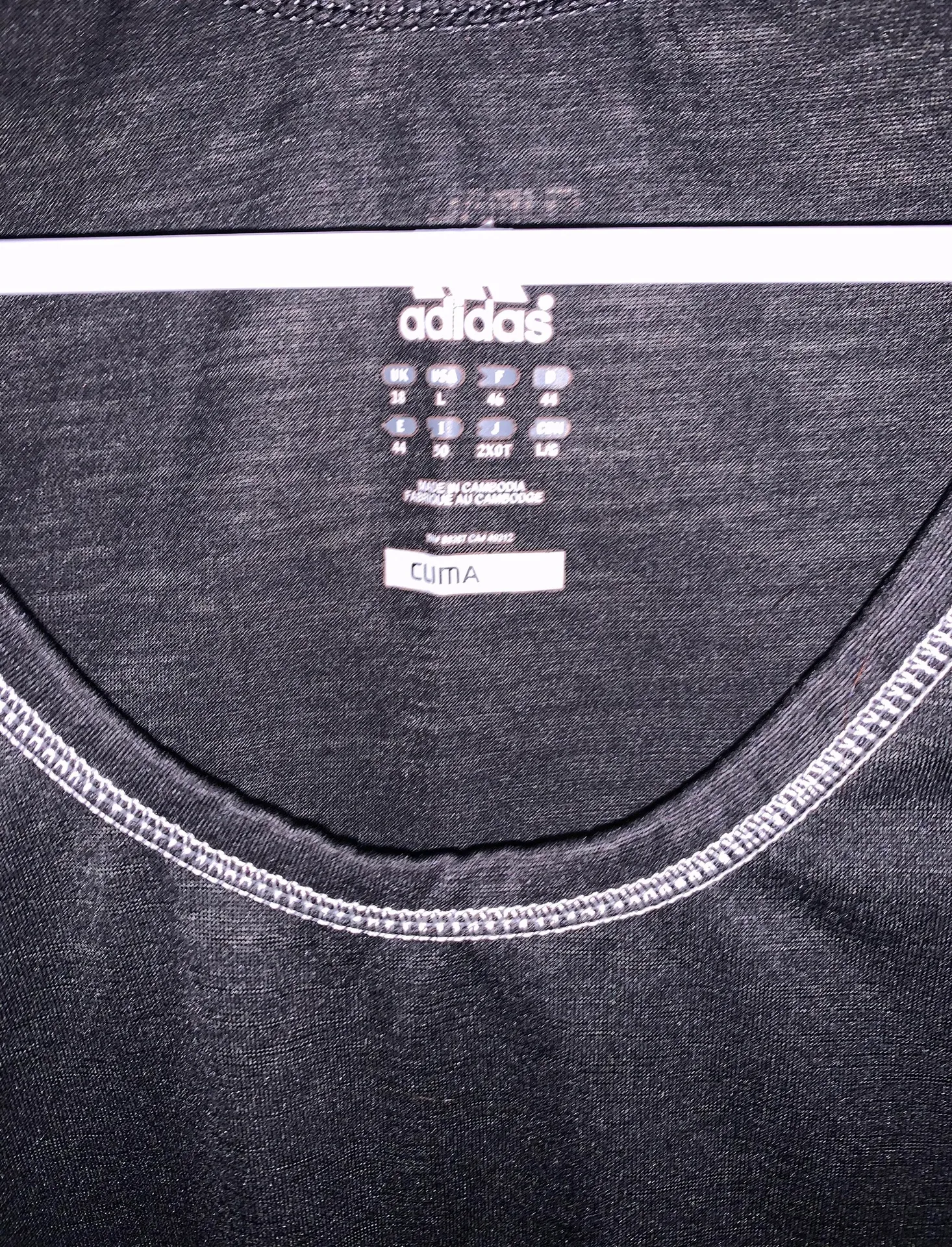 Adidas Black Workout Top - Image 3
