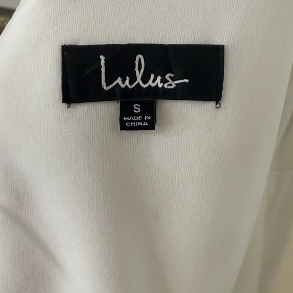 🤍Lulu's Make Me Move White Maxi Dress – Size Small – Like New ✨ - Image 4