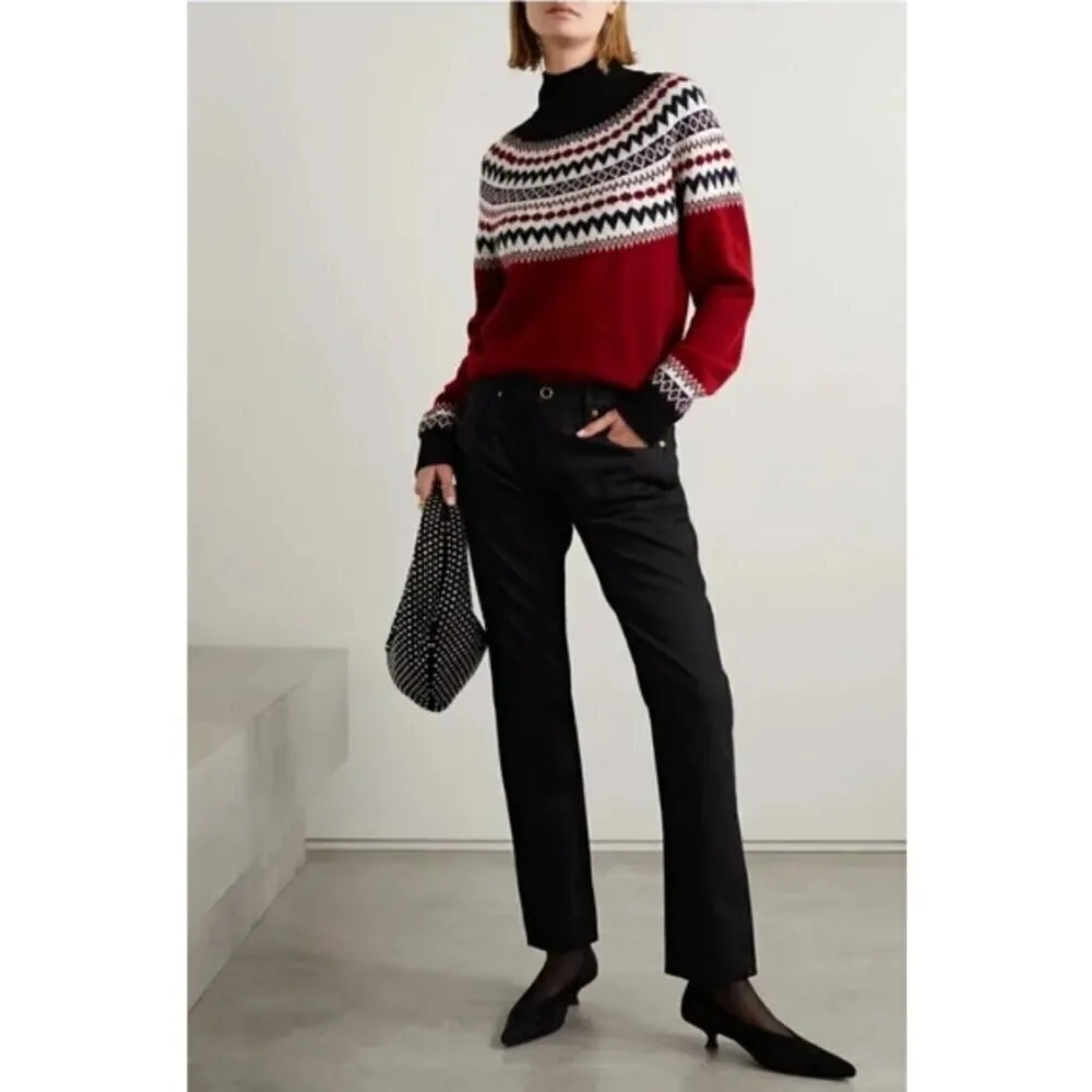 💕KHAITE💕 The Kyle Low Rise Straight Leg Jeans ~ Wilcox Faded Black 28 NWT - Image 4