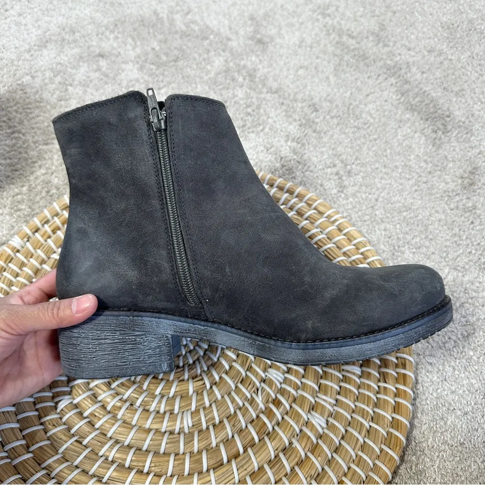 Naot Women’s Wander Boots Oily Midnight Gray Suede Double Zip Ankle 40/US 9 - Image 10