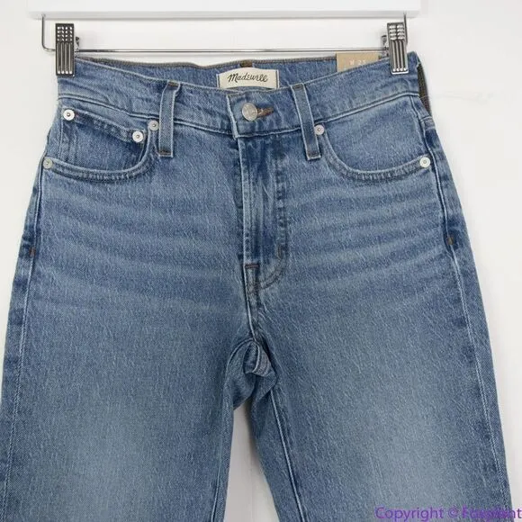 NEW Madewell USA-made Mid-Rise Perfect Vintage Jean‎ in Enmore Wash, 23 - Image 5