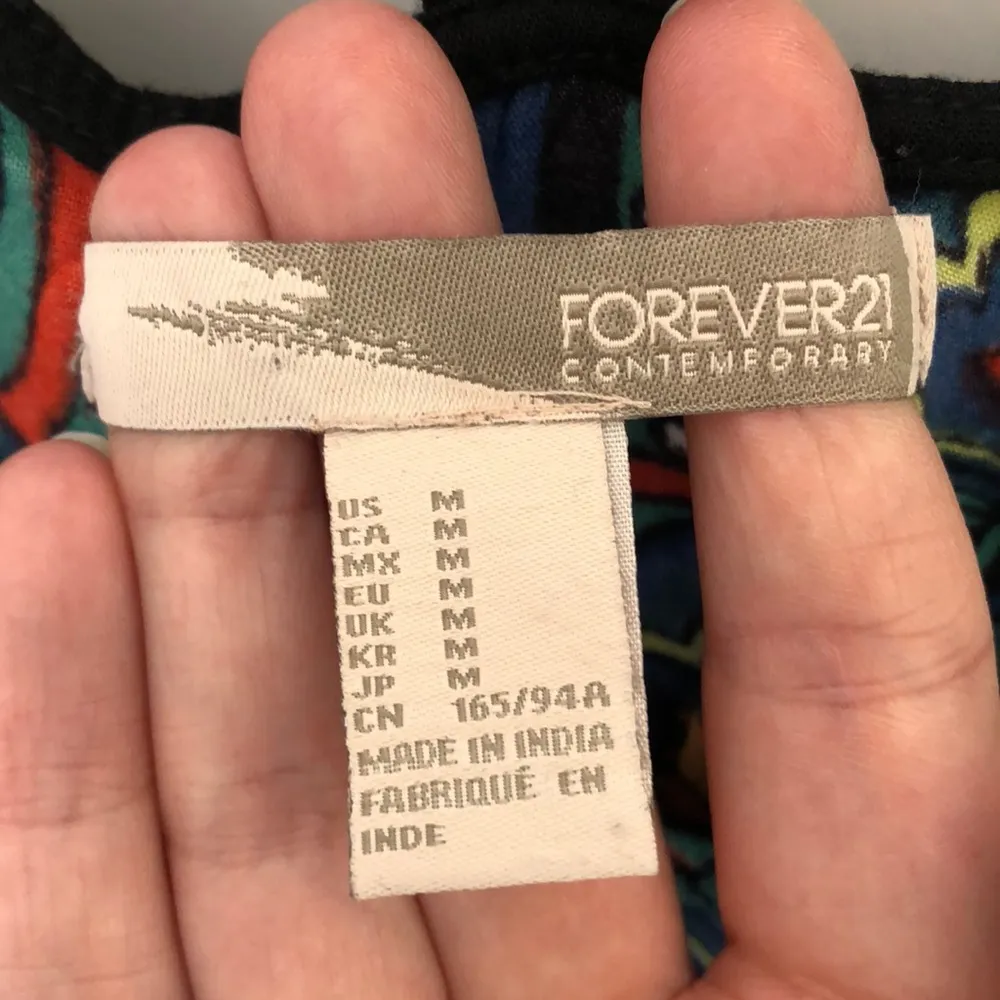 Forever 21 Colorful Pattern Maxi Dress Medium - Image 4