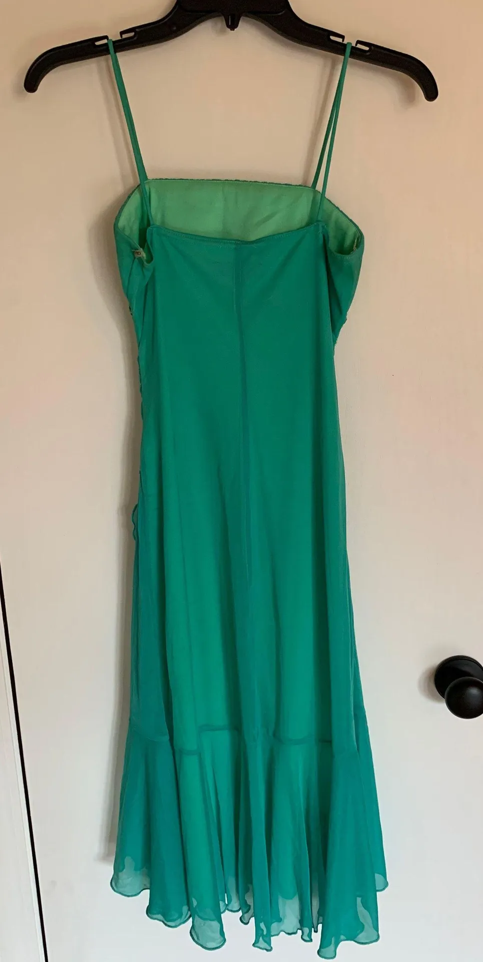 Vintage Green Sequin Dress - Image 9