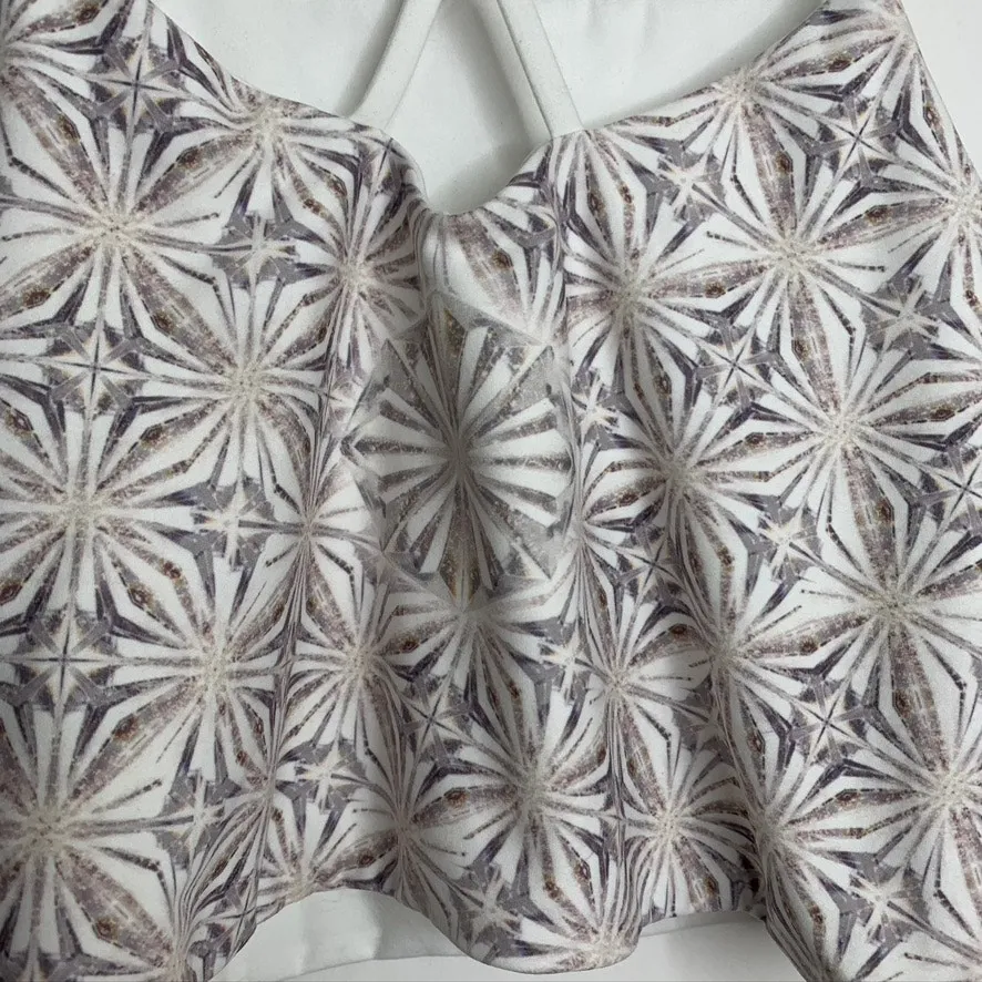 Wolven Harmony Ruched Crossover Harmony Legging Tank Womens Medium XL White - Image 14