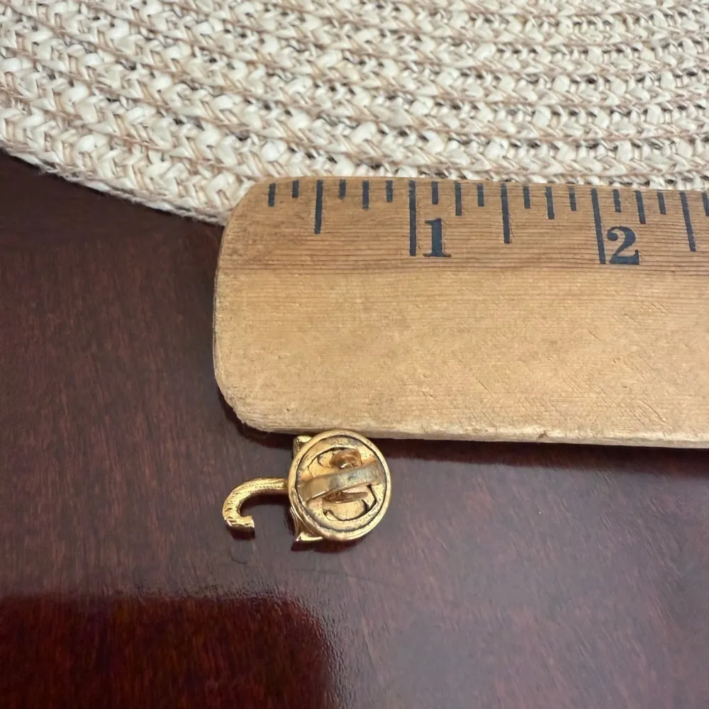 Vintage Silver Tone Umbrella Pin - Image 3