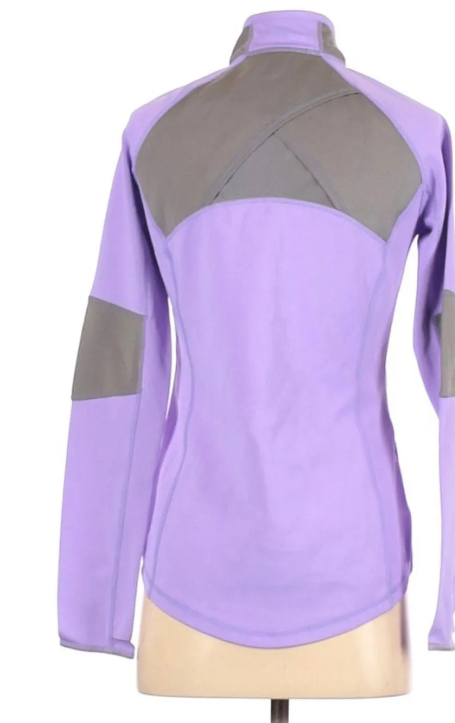 Lilac Quarter Zip Pullover Running Scuba - Image 2