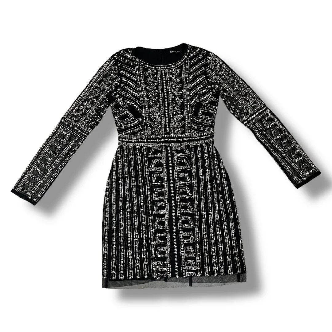Gianni Bini Black Dani Pearl Silver Sequin Dress - Image 9