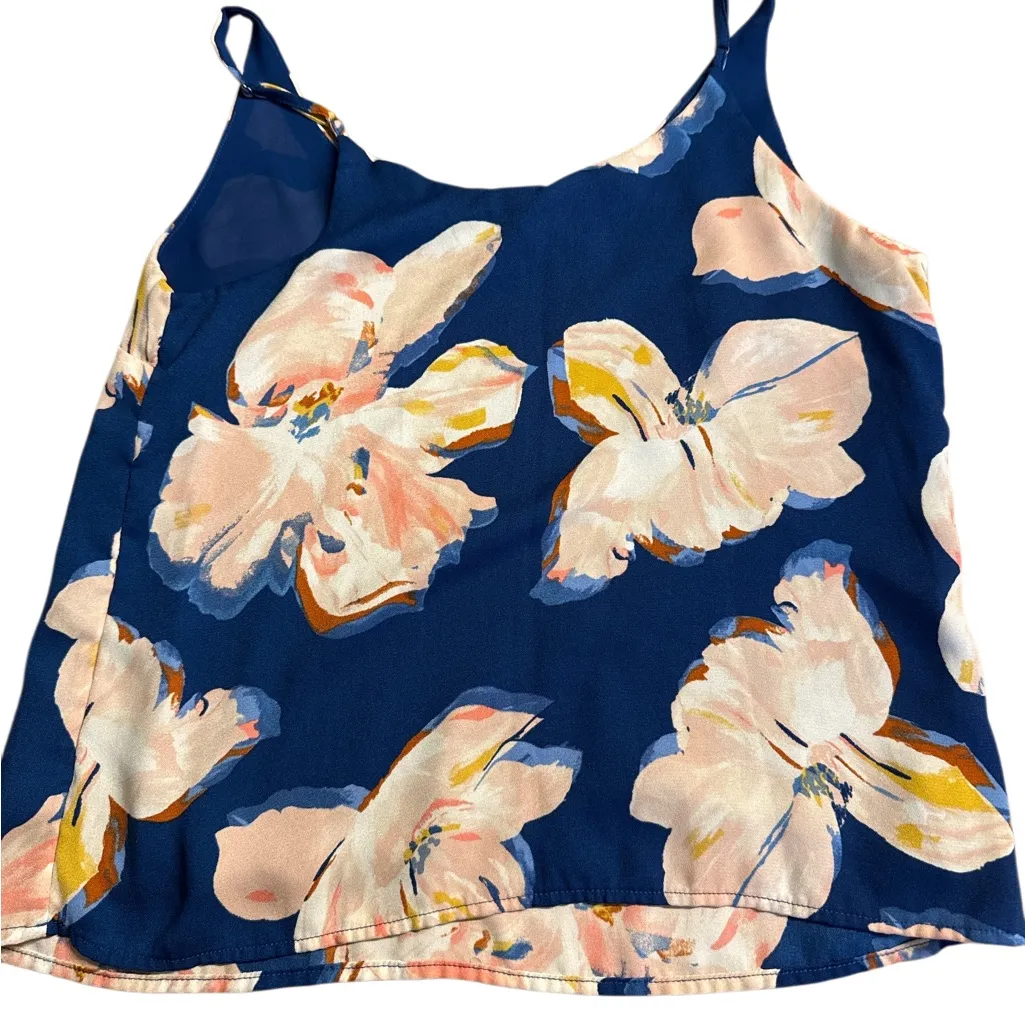 a new day Blue Floral Camisole - Image 5