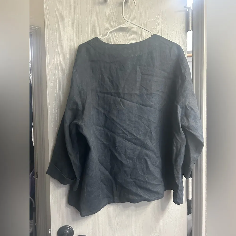 Flax Linen Chore Jacket - Image 7