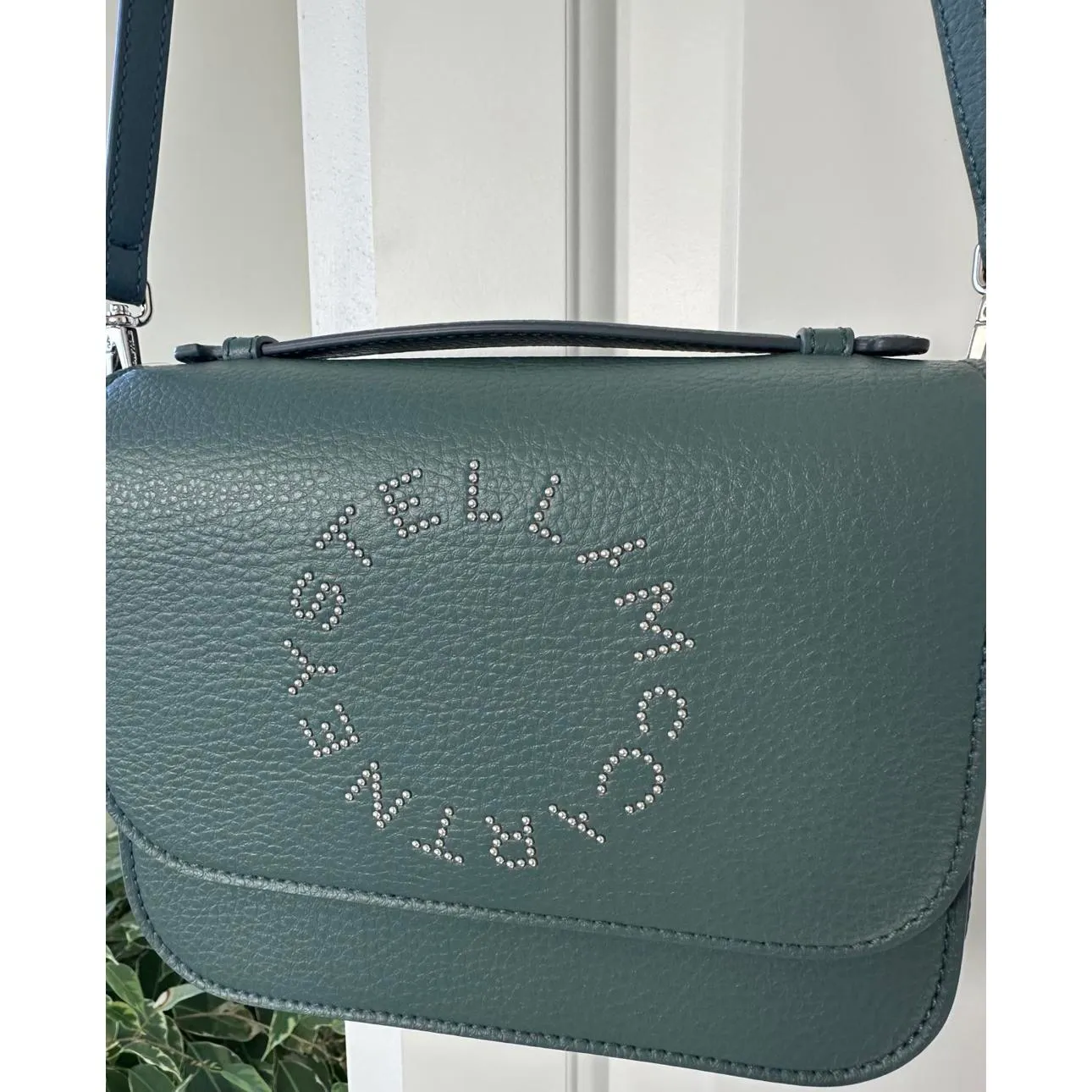 Stella McCartney Logo Camera Crossbody Bag NWT Balsam - Image 3