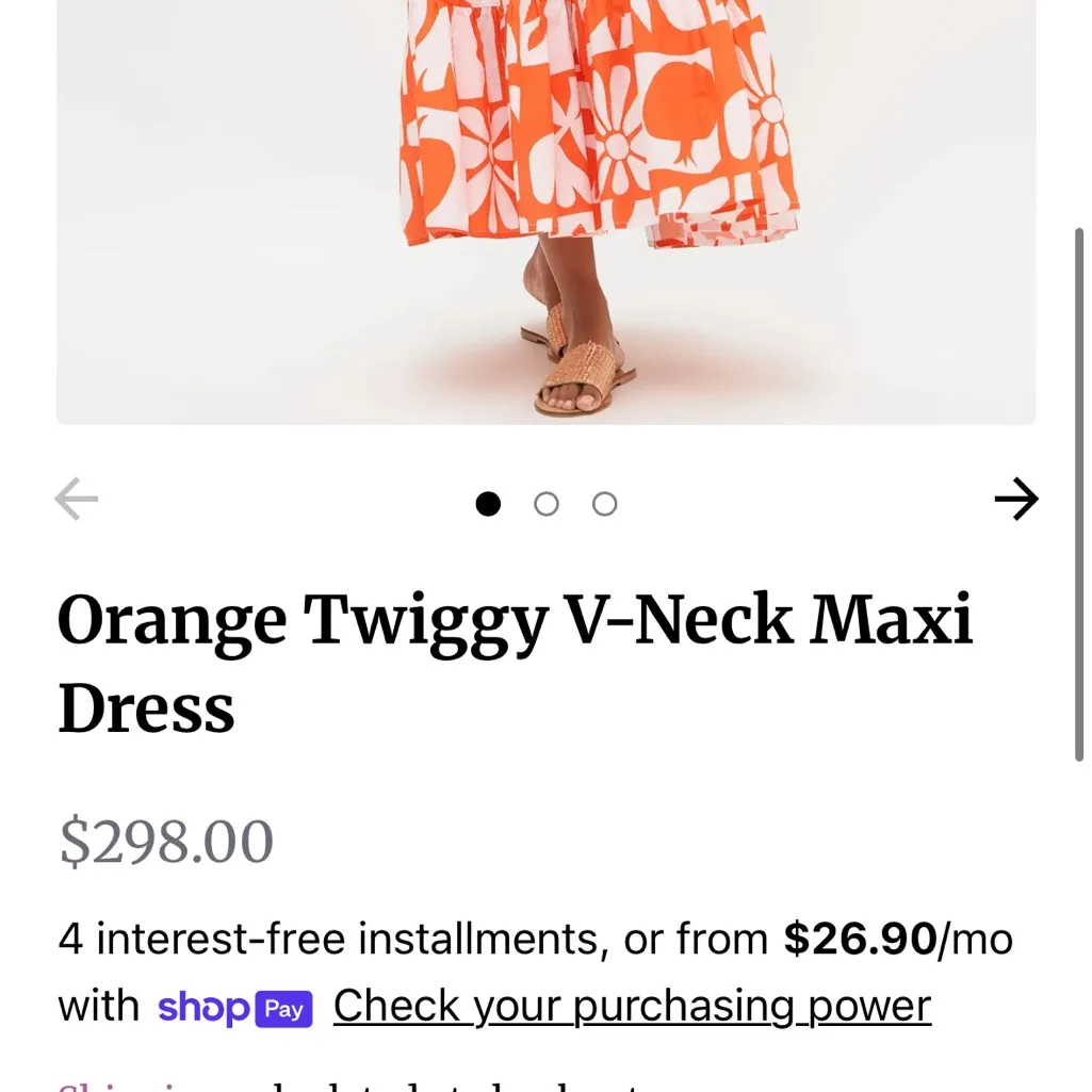 OLIPHANT $298 Tuckernuck Orange Twiggy v - Image 7