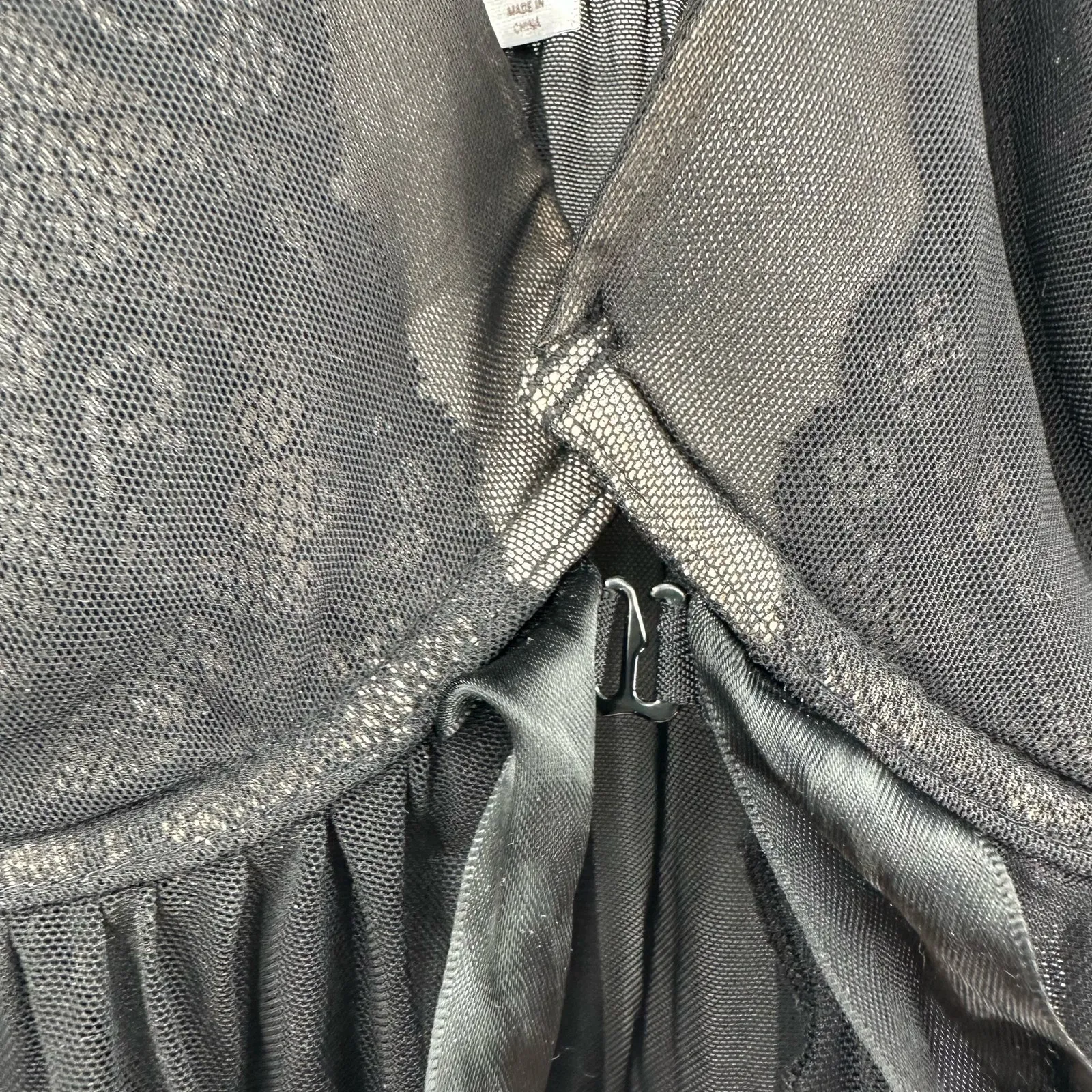 Gilligan & Omalley Intimates Size 2XL Black Babydoll Camisole‎ Underwire NWT - Image 3