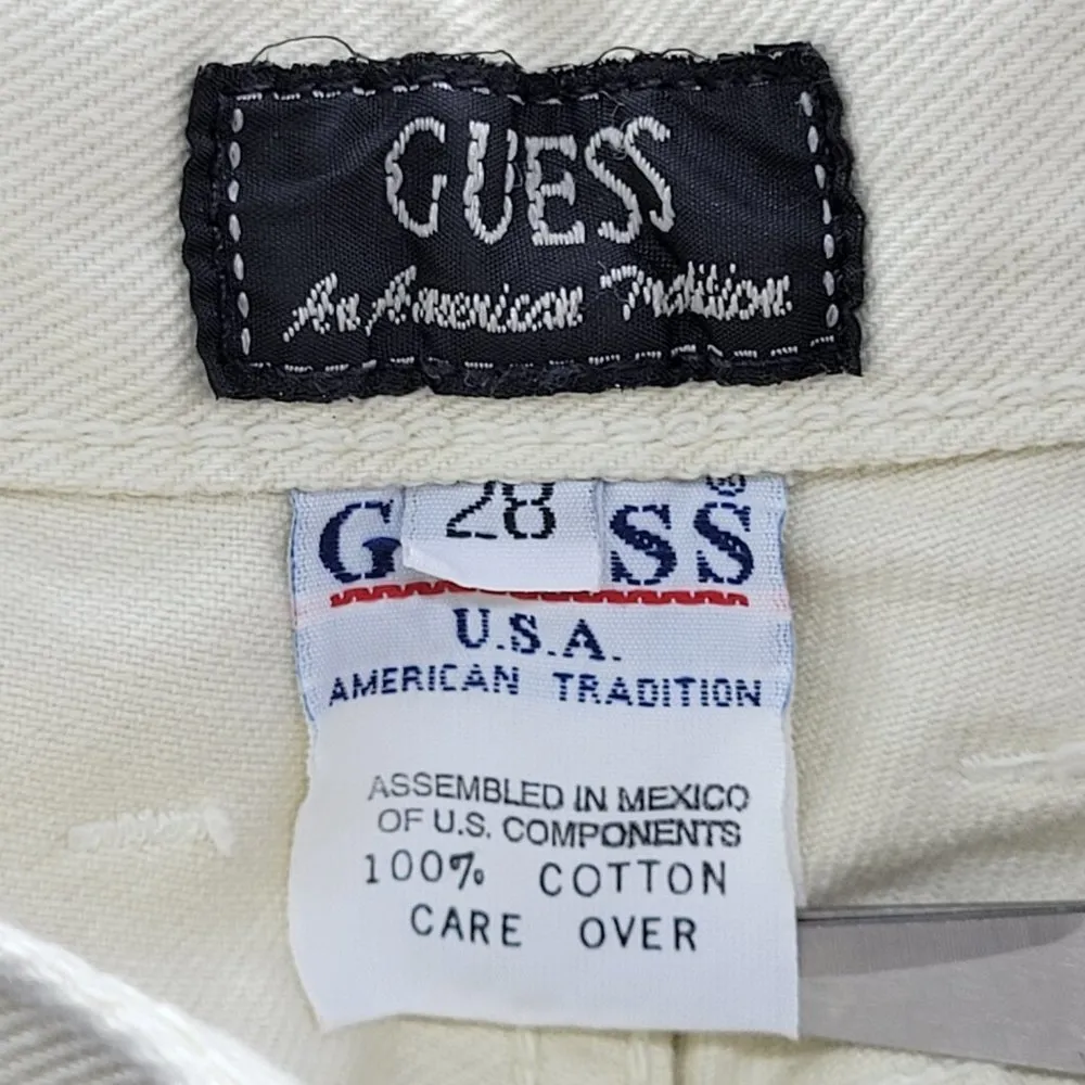 Vintage 90's GUESS Jeans Size 28 Original Fit Narrow Leg NWT Deadstock - Image 2