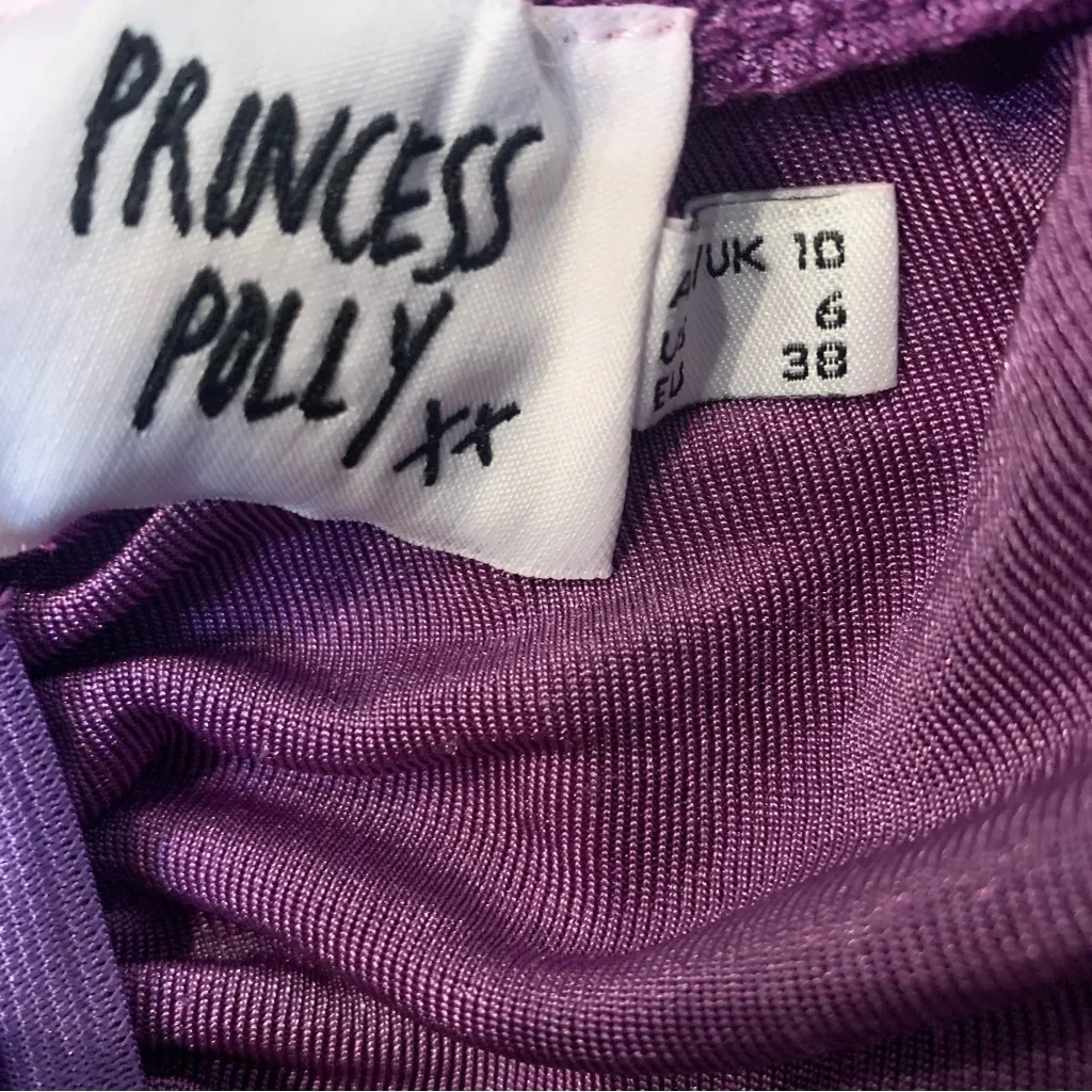 • Princess Polly Loriella playsuit romper purple size 6 - Image 5