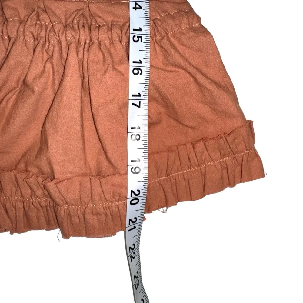 Free People Luna Sleeveless Pleated Corset Top MEDIUM in Iced Chai - Image 8