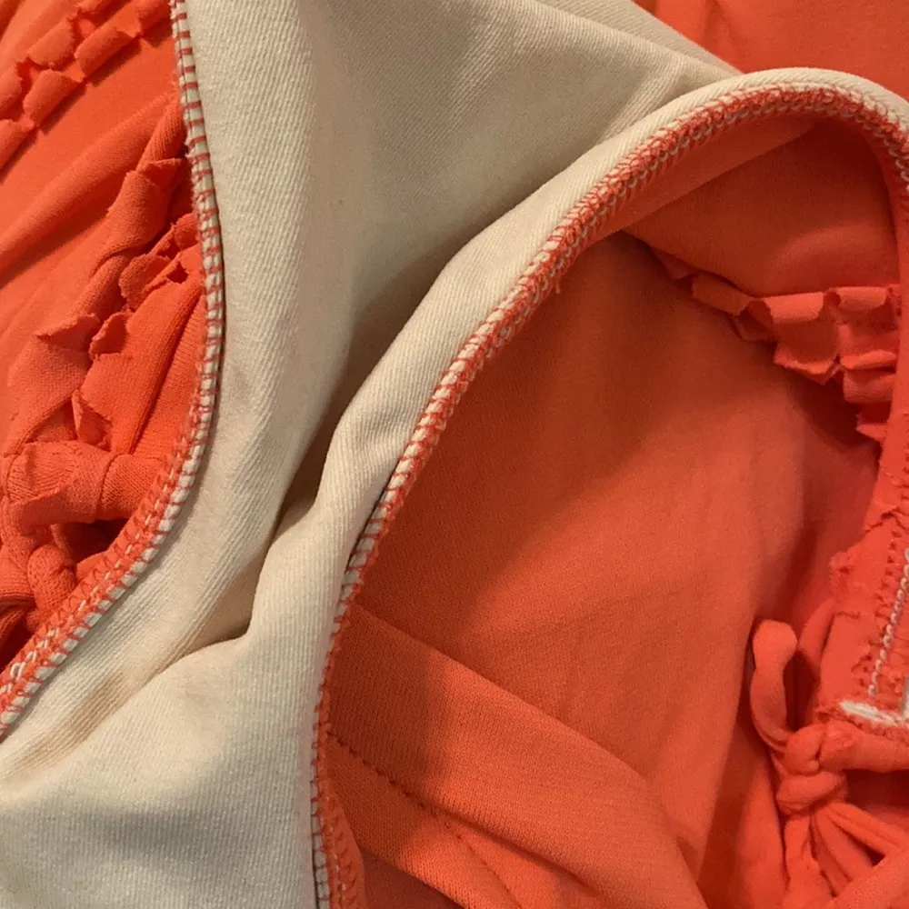 Robin piccone orange 2 pc seeing suit size large - Image 10