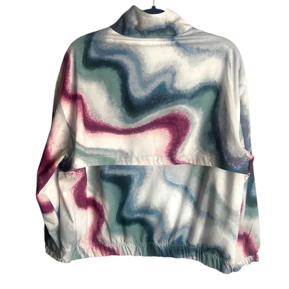 Calia Carrie Underwood Size M Jacket Women's Small Full Zip Airbrush Multicolor White Size M - Image 5