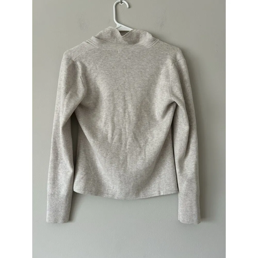 J. Crew Merino Wool Blend Collared Button Up Sweater/Cardigan Size XS Career - Image 2