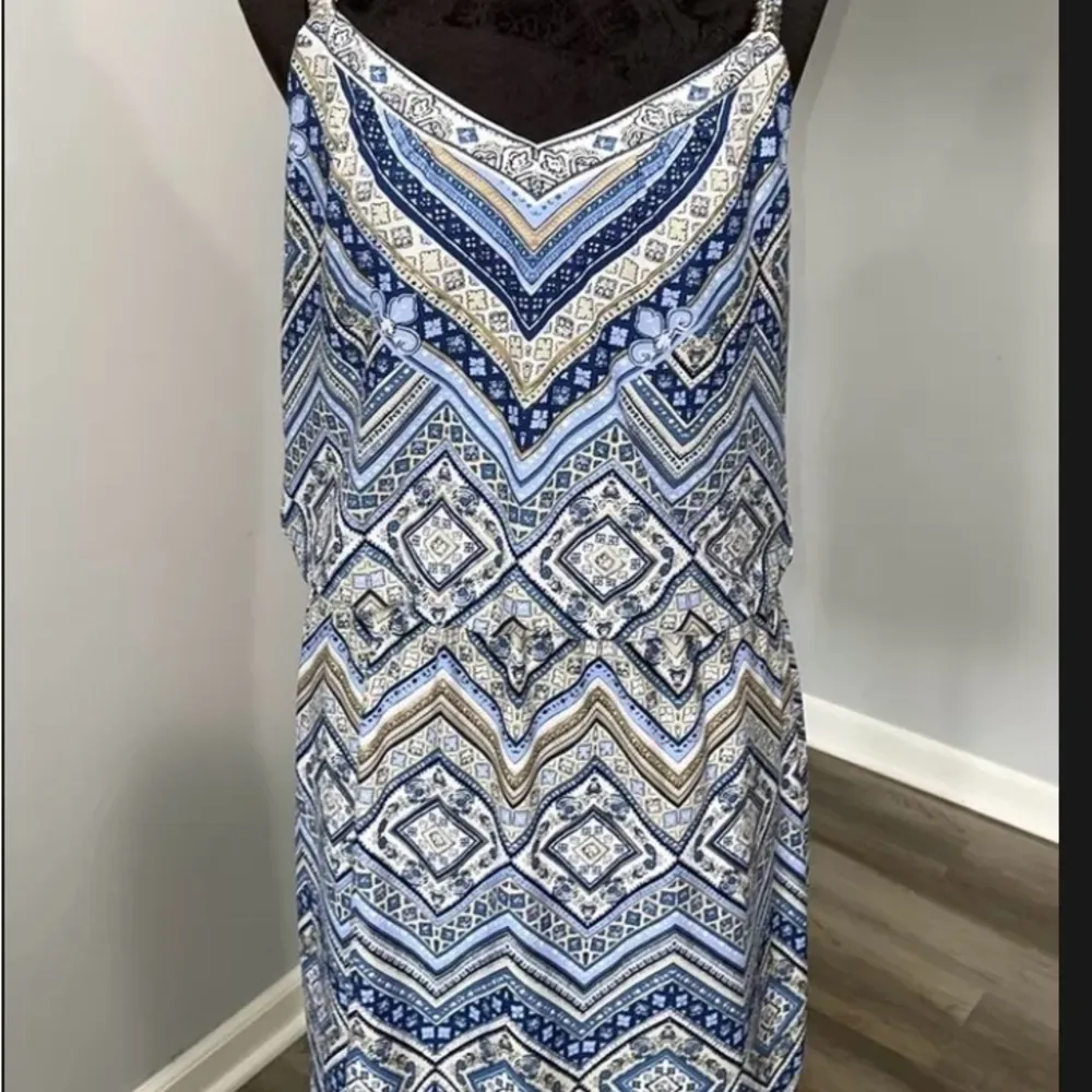 White House flat market printed with stretch dress ￼ - Image 5