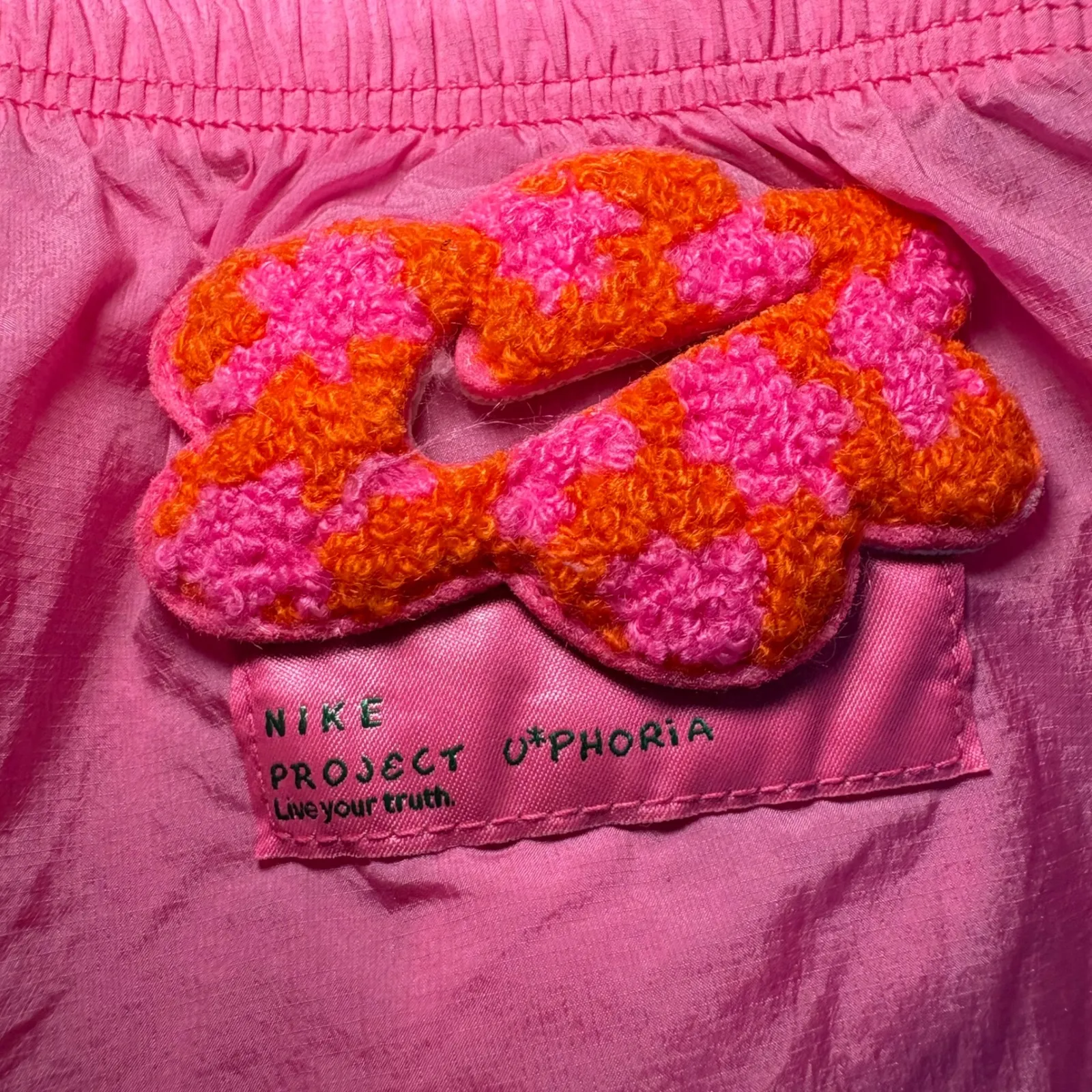 Nike Project Uphoria Pink Sun Flower Nylon Athletic Shorts Womens XS Abstract - Image 10