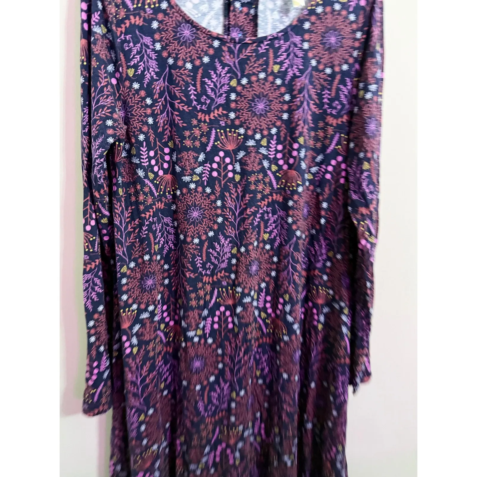 Matilda‎ Jane Floral Print Long Sleeve Swing Dress - Image 3