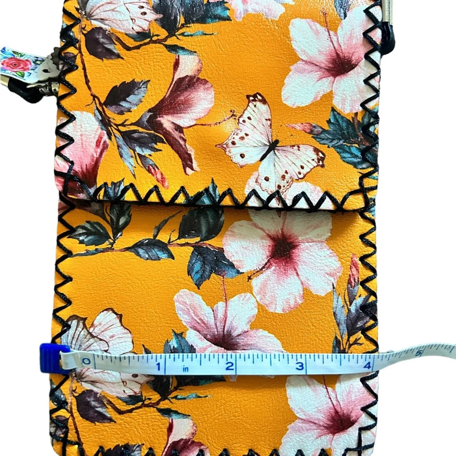 Butterfly leather pouch crossbody - Image 6