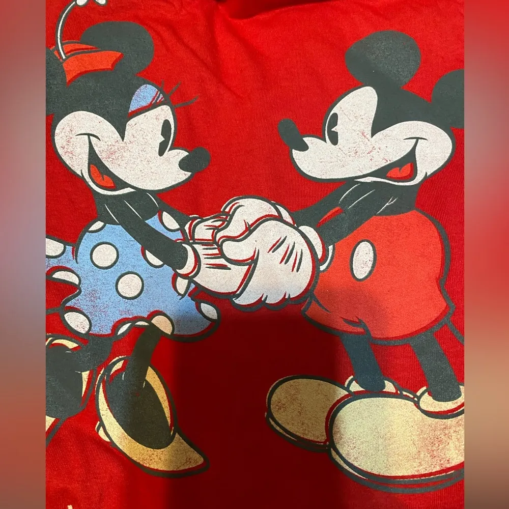 Disney"s Mickey and Minnie Mouse T-Shirt - Image 5