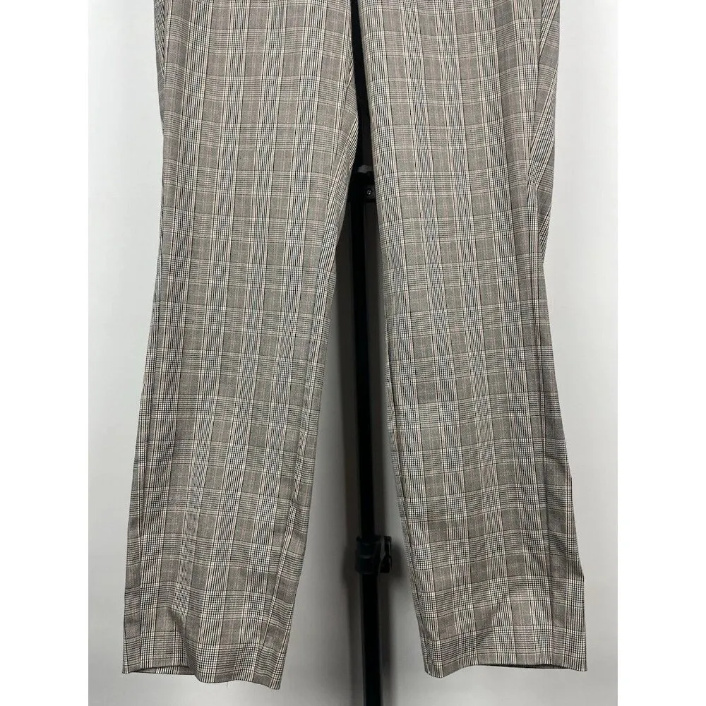 Rag & Bone New York Simone Gray Glen Plaid Preppy High‎ Rise Ankle Pants Size 6 - Image 5