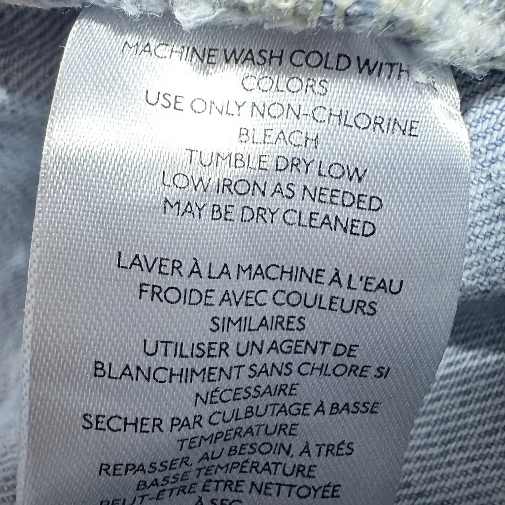 Free People We The Free NWOT Major Leagues Jeans 27x28 Light Wash Hi-Rise Denim - Image 8