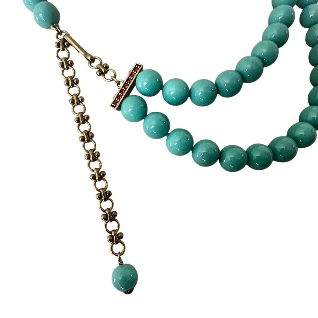 Heidi Daus Koi fish Necklace Blue - Image 9