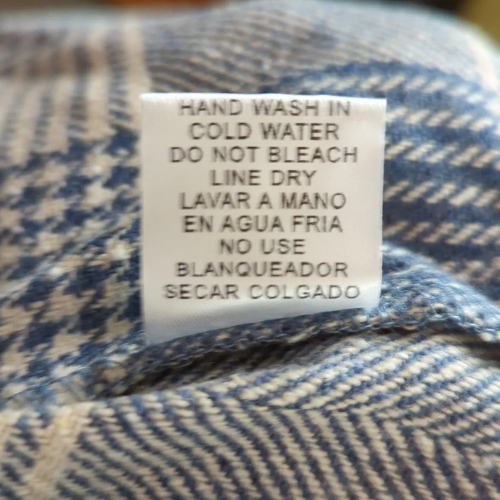 NWOT Pink Lily Blue Plaid Shacket - Image 7