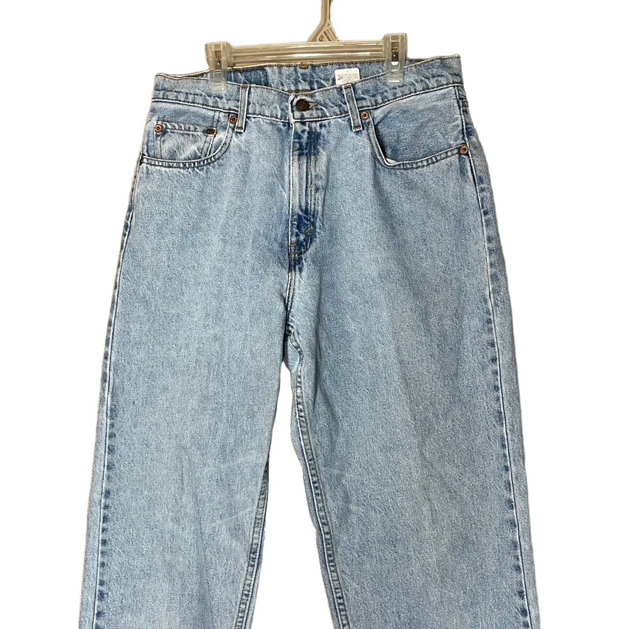 Levi's 561 Loose Fit Straight Leg Jeans‎ Size 12 Light Wash Button Fly Vintage - Image 2