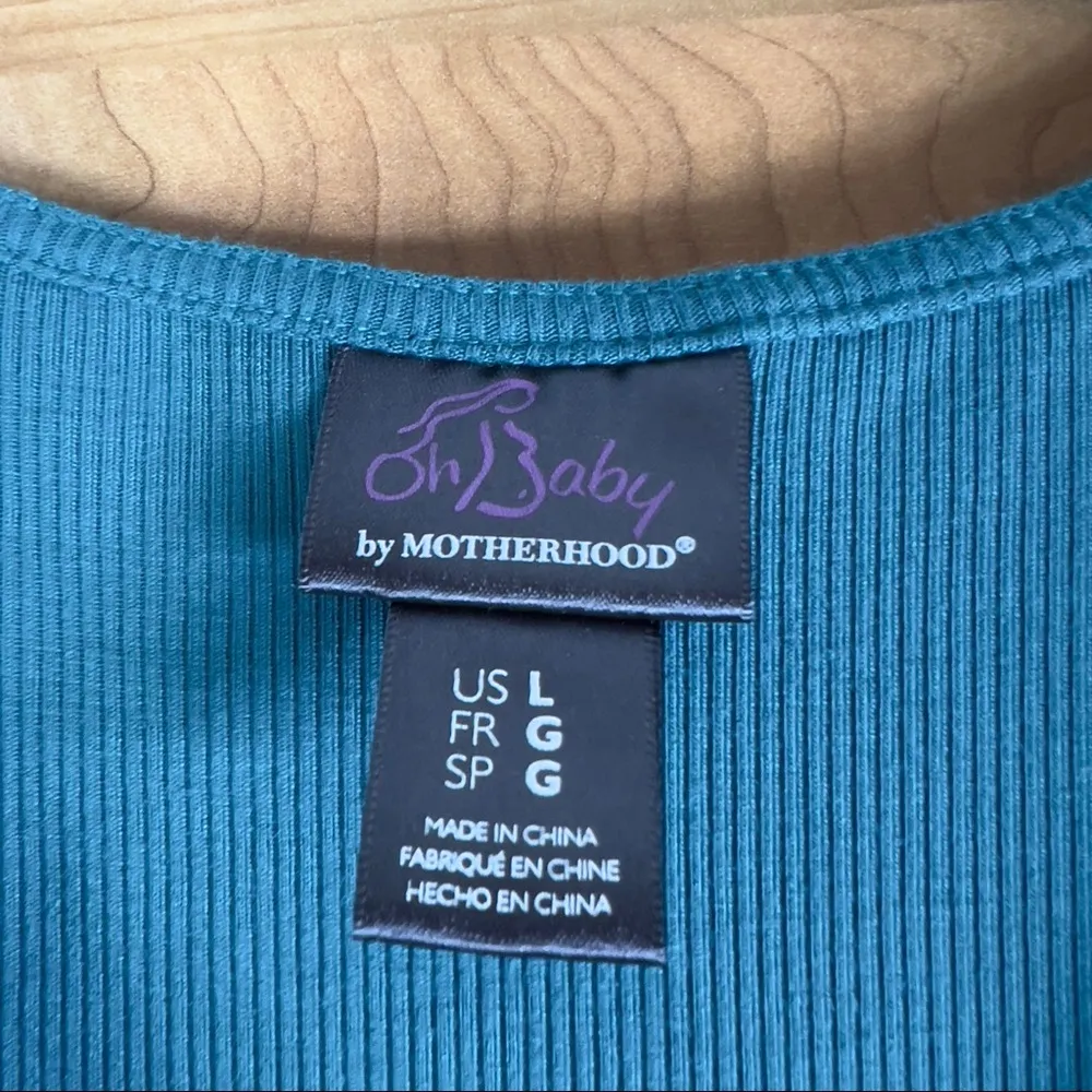 OH BABY by Motherhood Surplice Peplum Sleeveless Maxi Dress w/Drawstring… Size undefined - Image 5