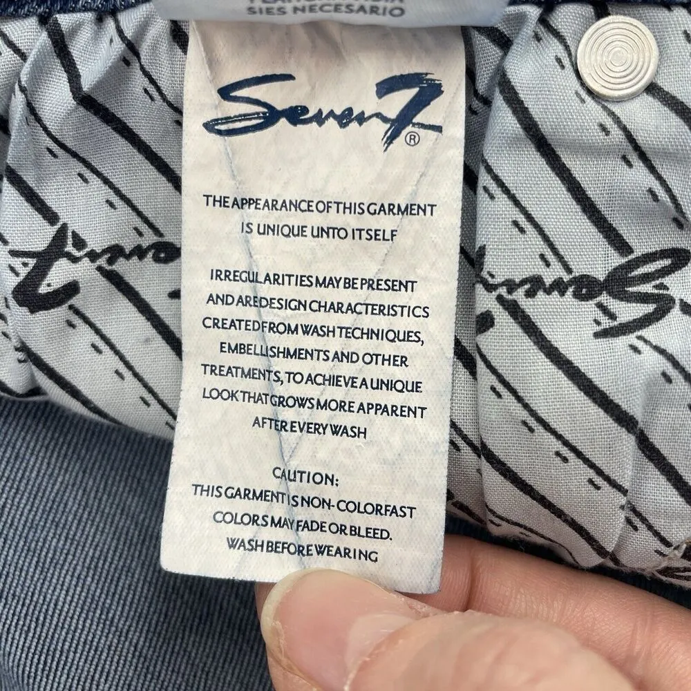 Seven7 Size 12 Weekend Shorts Denim Rolled Cuffed Women's Long Bermuda Stretch - Image 13