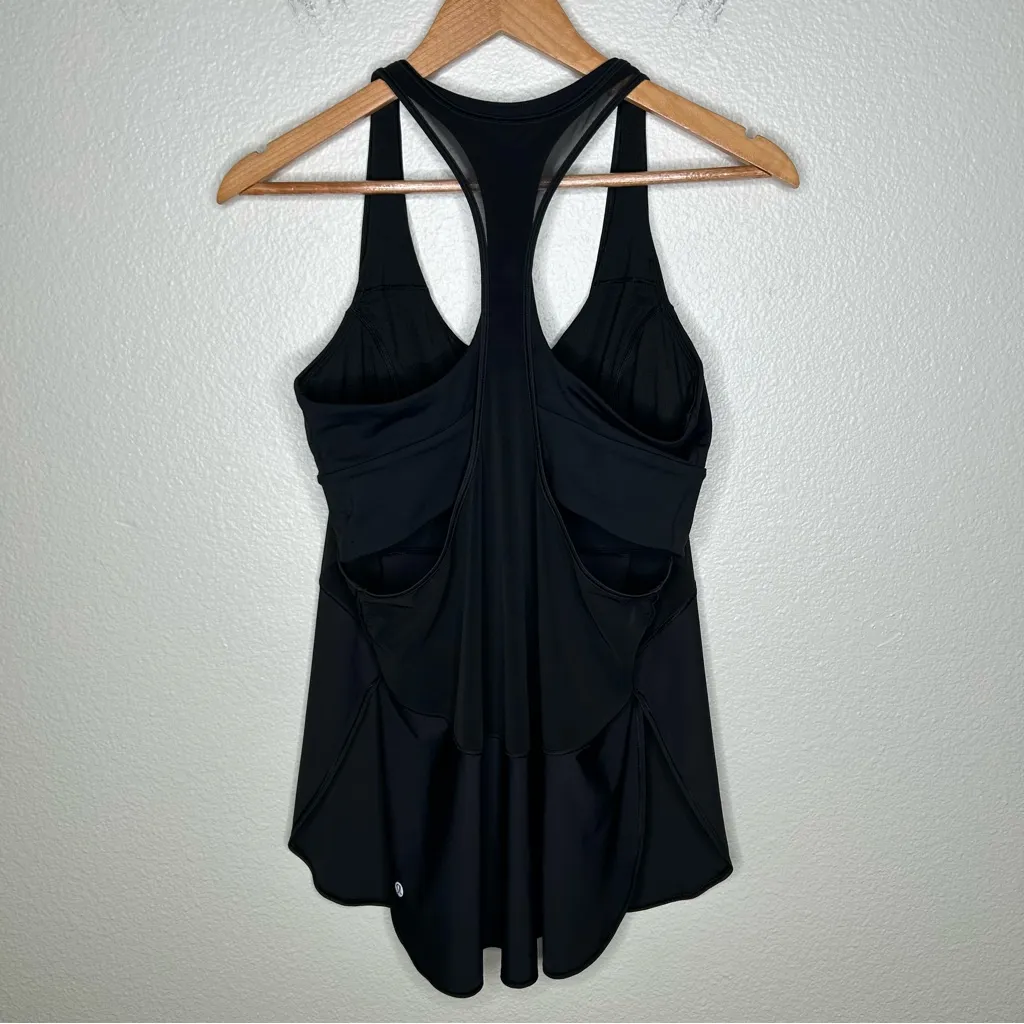 Lululemon Twist Around Tank *Light Support For C/D Cup Black 10 - Image 7