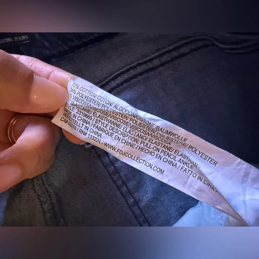 FDJ Canada Suzanne Dark Blue Straight Leg Jeans Womens Size 14 French Dressing - Image 13