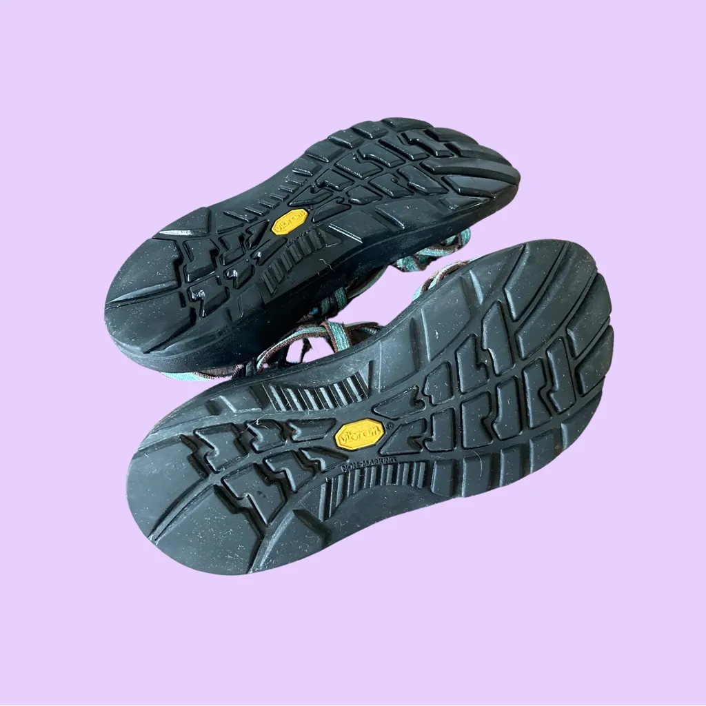 The best Chaco Zong X Ecotread teal / green / blue slip on strappy sandals 🔥 - Image 4